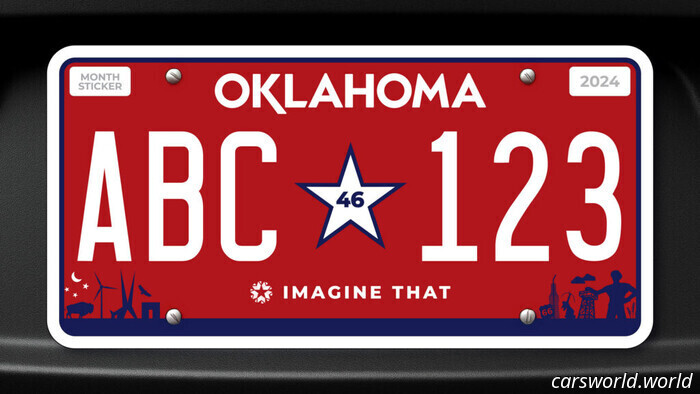 The Public Rejected This License Plate Design, But Oklahoma Officials Approved It | Carscoops